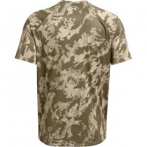 Under Armour Mens Tech ABC Camo Short Sleeve - Khaki Base - 2XL