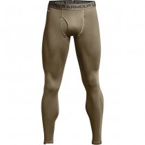 Under Armour Mens Tactical ColdGear Infrared Base Leggings - Tan - XL