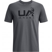 Under Armour Mens Antler Hunt Logo T-Shirt - Pitch Grey - XL