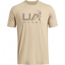 Under Armour Mens Antler Hunt Logo T-Shirt - Khaki - XL