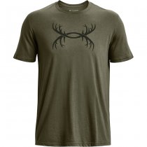 Under Armour Mens Antler Logo T-Shirt - Olive