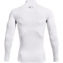 Under Armour Mens ColdGear Compression Mock - White - XL