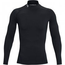 Under Armour Mens HeatGear Mock Long Sleeve - Black - 3XL