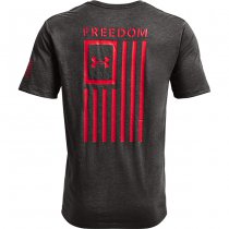 Under Armour Freedom Flag T-Shirt - Charcoal Medium Heather - XL