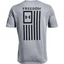 Under Armour Freedom Flag T-Shirt - Steel Medium Heather - XL