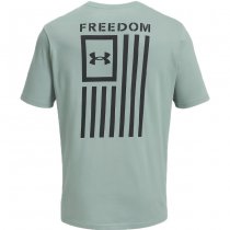 Under Armour Freedom Flag T-Shirt - Silica Green - XL