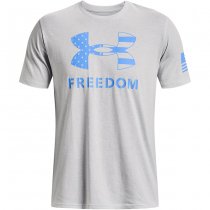 Under Armour Freedom Logo T-Shirt - Halo Grey Light Heather - L