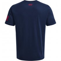 Under Armour Freedom Logo T-Shirt - Academy / Red - S