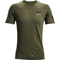 Under Armour Freedom Banner T-Shirt - Marine OD Green / Black - L