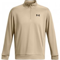 Under Armour Mens Armour Fleece 1/2 Zip - Khaki