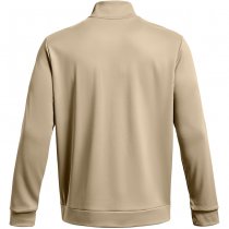 Under Armour Mens Armour Fleece 1/2 Zip - Khaki - 2XL