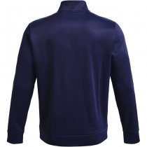 Under Armour Mens Armour Fleece 1/2 Zip - Navy Blue - 2XL