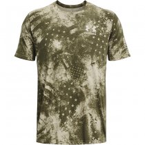 Under Armour Freedom Amp T-Shirt - Marine OD Green - L