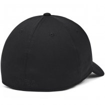 Under Armour Mens Blitzing Low Stretch Fit Cap - Black / Black - S/M