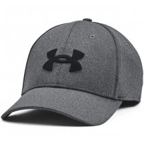 Under Armour Mens Blitzing Low Stretch Fit Cap - Black / Grey - M/L