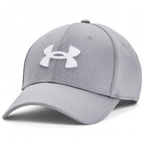 Under Armour Mens Blitzing Low Stretch Fit Cap - Steel - XL/2XL