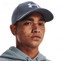 Under Armour Mens Blitzing Low Stretch Fit Cap - Downpour Grey - L/XL