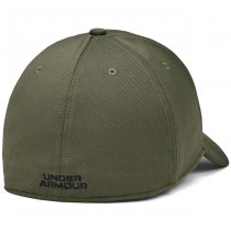 Under Armour Mens Blitzing Low Stretch Fit Cap - Marine OD Green - S/M