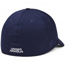 Under Armour Mens Blitzing Low Stretch Fit Cap - Navy Blue - L/XL