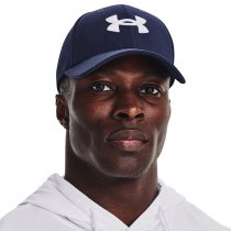 Under Armour Mens Blitzing Low Stretch Fit Cap - Navy Blue - M/L