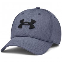 Under Armour Mens Blitzing Low Stretch Fit Cap - Navy Blue Full Heather - S/M