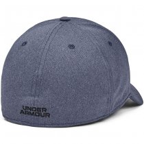 Under Armour Mens Blitzing Low Stretch Fit Cap - Navy Blue Full Heather - S/M