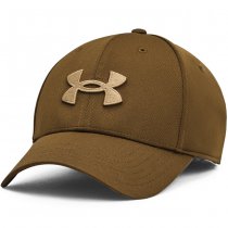 Under Armour Mens Blitzing Low Stretch Fit Cap - Coyote - L/XL
