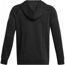 Under Armour Freedom Rival Fleece Big Flag Logo Hoodie - Black - XL