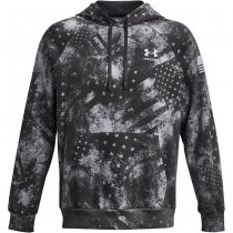 Under Armour Freedom Rival Fleece Amp Hoodie - Jet Grey - S