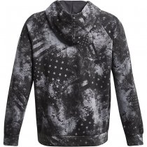 Under Armour Freedom Rival Fleece Amp Hoodie - Jet Grey - S