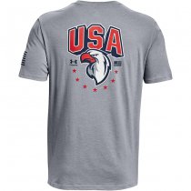 Under Armour Freedom Eagle T-Shirt - Steel Medium Heather - XL