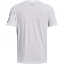 Under Armour Freedom Big Flag Logo Lockup T-Shirt - White - S
