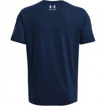 Under Armour Freedom Big Flag Logo Lockup T-Shirt - Academy - L