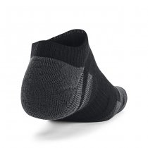 Under Armour Performance Tech 3-Pack No Show Socks - Black / Jet Grey - L