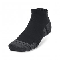 Under Armour Performance Tech 3-Pack Low Cut Socks - Black / Grey