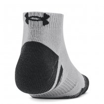 Under Armour Performance Tech 3-Pack Low Cut Socks - Mod Grey / White / Jet Grey - L