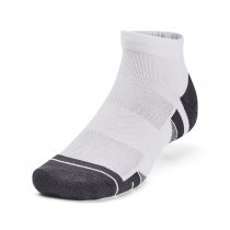 Under Armour Performance Tech 3-Pack Low Cut Socks - White