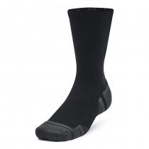 Under Armour Performance Tech 3-Pack Crew Socks - Black / Grey