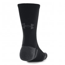 Under Armour Performance Tech 3-Pack Crew Socks - Black / Jet Grey - L