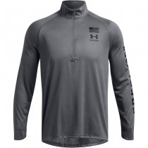 Under Armour Freedom Tech 1/2 Zip - Pitch Grey / Black - L