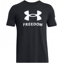 Under Armour Mens Freedom Logo T-Shirt - Black / White - 3XL
