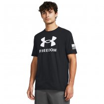 Under Armour Mens Freedom Logo T-Shirt - Black / White - M