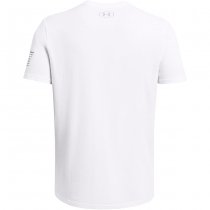 Under Armour Mens Freedom Logo T-Shirt - White / Steel - S