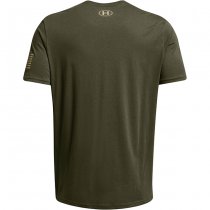 Under Armour Mens Freedom Logo T-Shirt - Marine OD Green - M