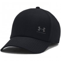 Under Armour Mens ArmourVent Stretch Fit Cap - Black / Grey - M/L