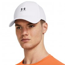 Under Armour Mens ArmourVent Stretch Fit Cap - White / Grey - M/L
