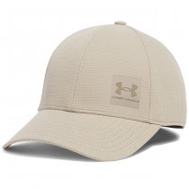 Under Armour Mens ArmourVent Stretch Fit Cap - Khaki - XL/2XL