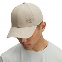 Under Armour Mens ArmourVent Stretch Fit Cap - Khaki - XL/2XL