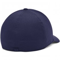 Under Armour Mens ArmourVent Stretch Fit Cap - Navy Blue - L/XL