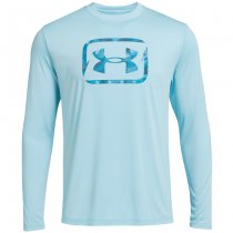 Under Armour Mens Fish Pro Freedom Long Sleeve - Stream / Ether Blue - M